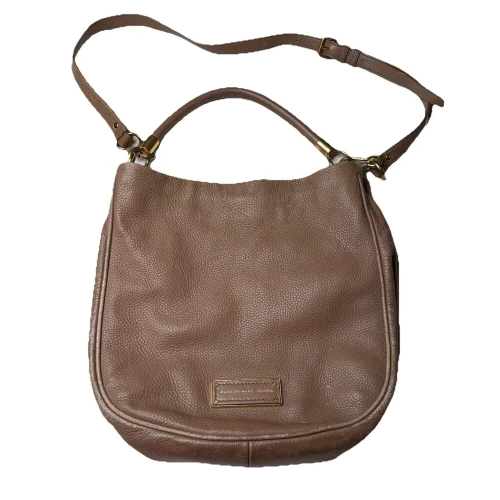 Marc By Marc Jacob’s Too Hot To Handle Cow Leather Large Boho Crossbody Bag